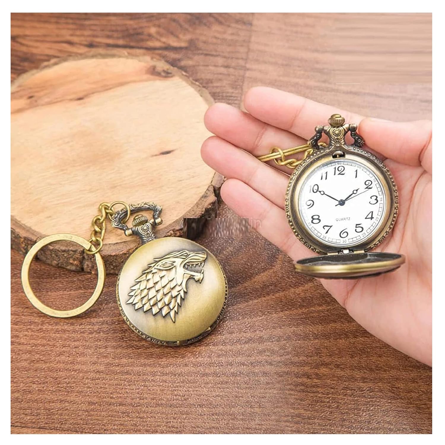 House Stark Game of Thrones Watch Keychain